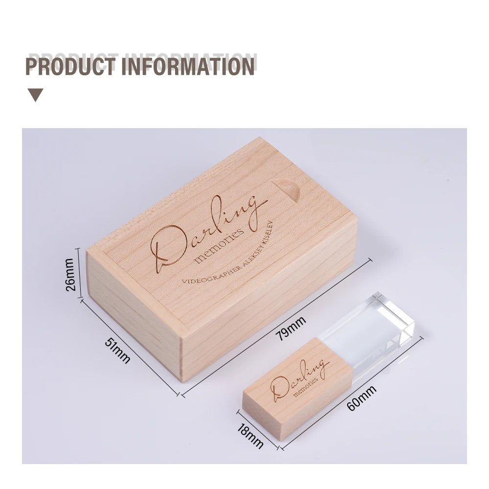 JASTER Custom Logo USB Flash Drives | 128GB - 16GB | Wedding Gifts