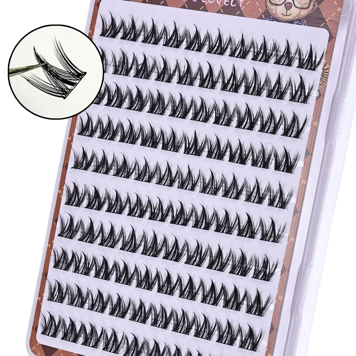 Voluminous False Eyelashes - DIY Fluffy Natural Curling Lash Extension