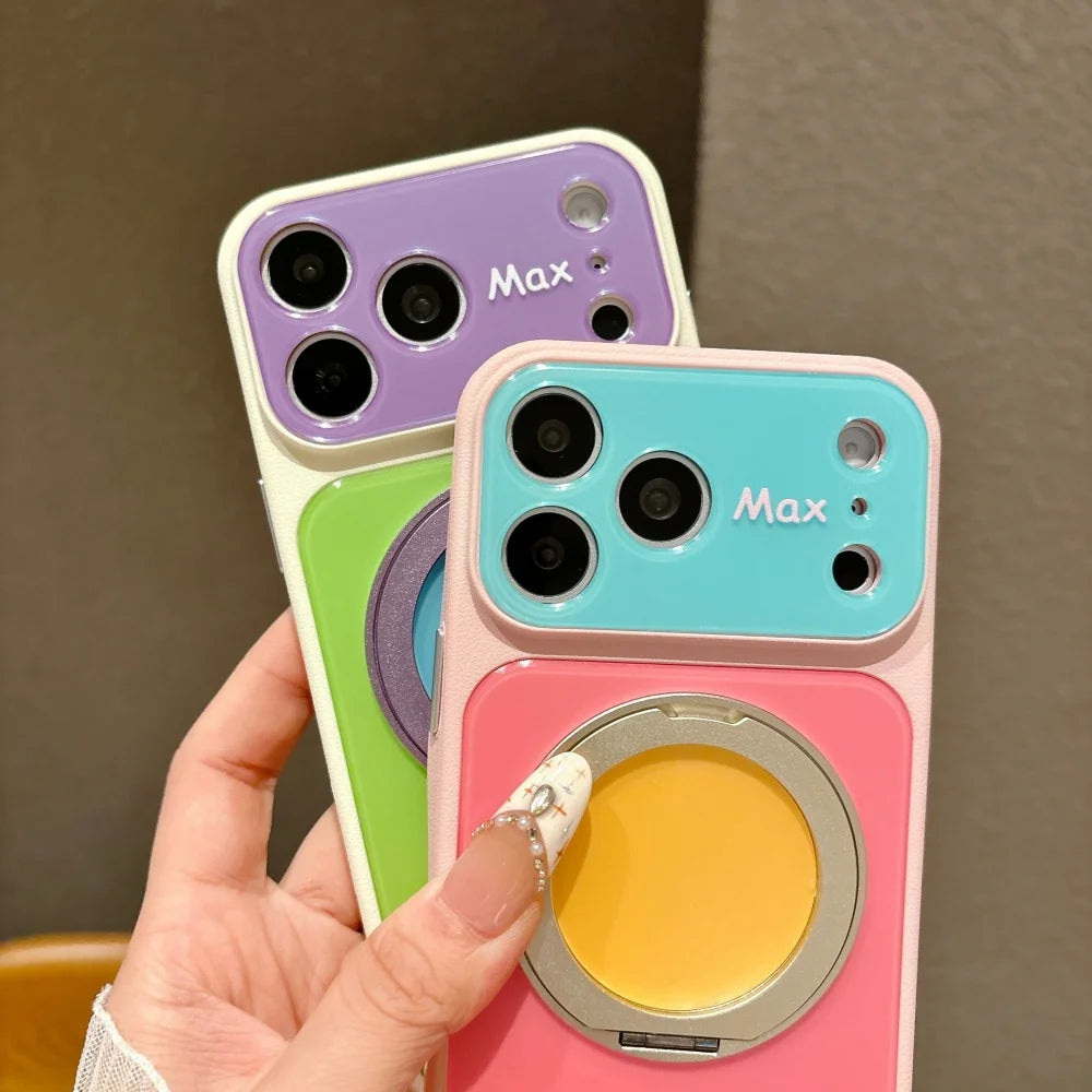 Magnetic Shockproof Camera Protection Case for iPhone 14/15 Pro Max