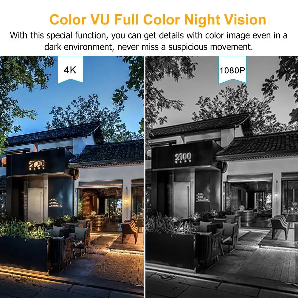 Hikvision 8MP ColorVu Dual Lens IP Camera with Built-in Mic & Speaker