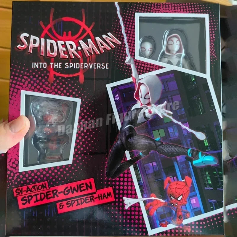 Spider-Verse Action Figures: Gwen Stacy & Miles Morales Models
