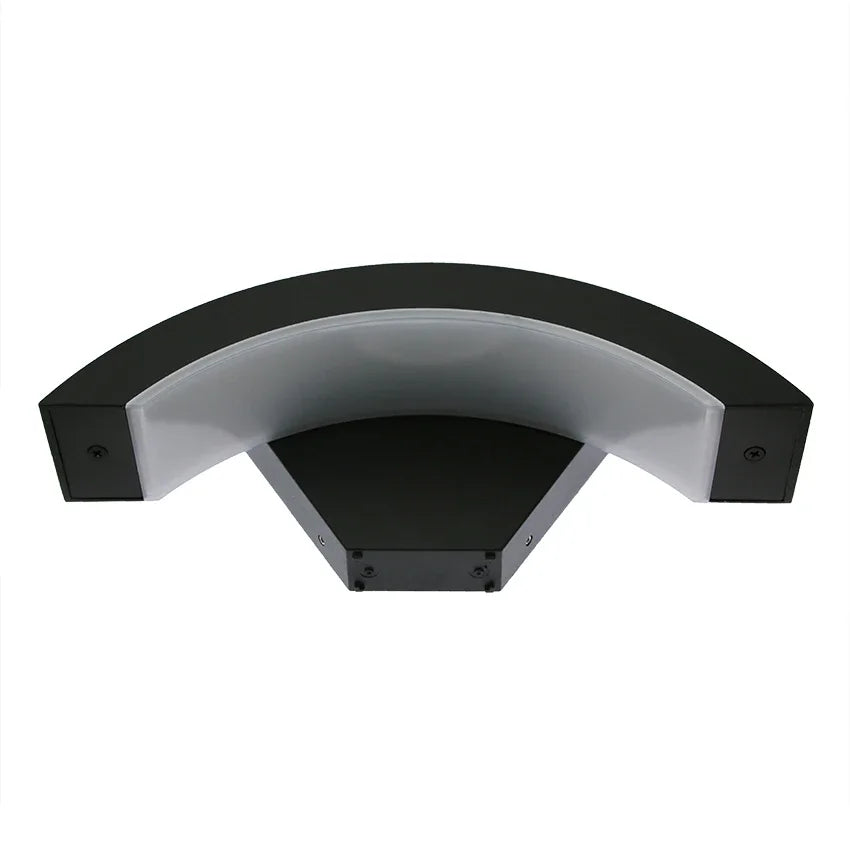 18W Waterproof LED Wall Lights - Modern Outdoor Lighting in Aluminum