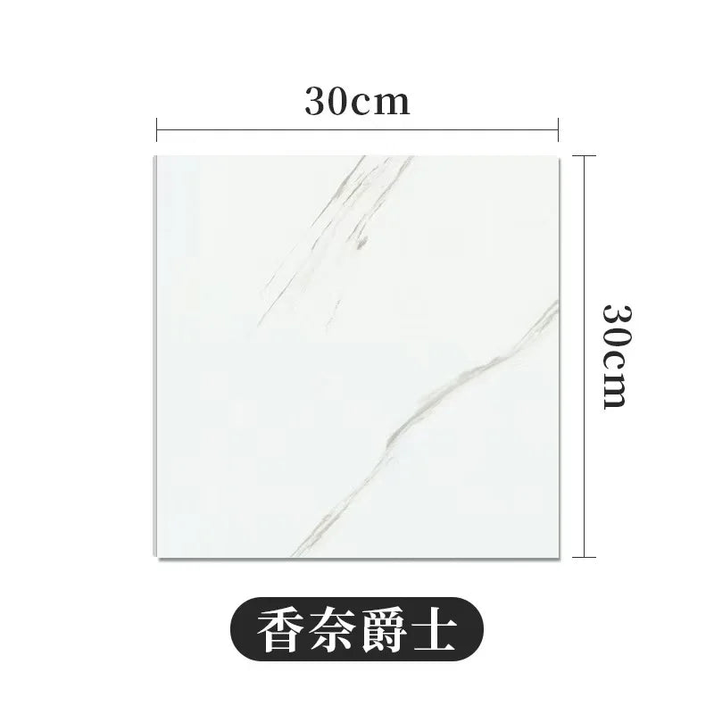 Waterproof Thickened Self-Adhesive Marble Tile Floor Stickers - 10/30/50PCS