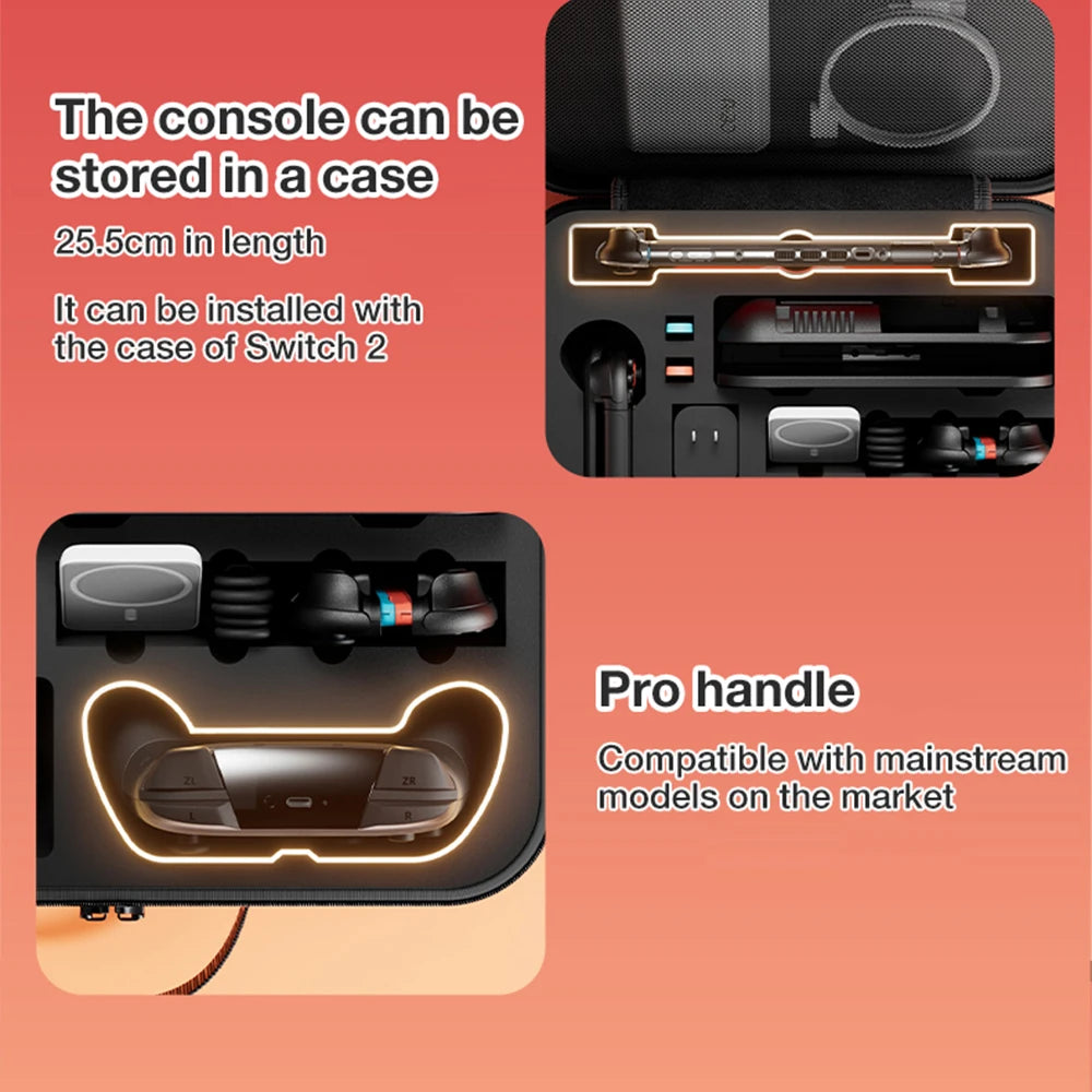 Large Waterproof Carrying Bag for Nintendo Switch 2 - Stylish & Durable