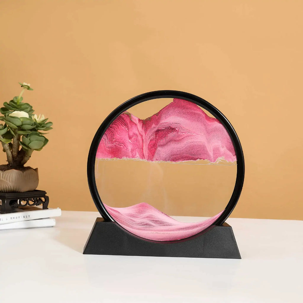 3D Moving Sand Art - Quicksand Liquid Hourglass Home Decor