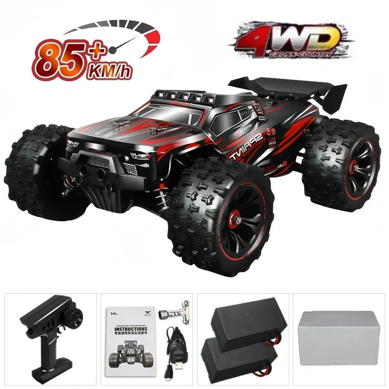 BAOEN 1:16 4WD RC Drift Car - 85KM/H LED Performance Racer