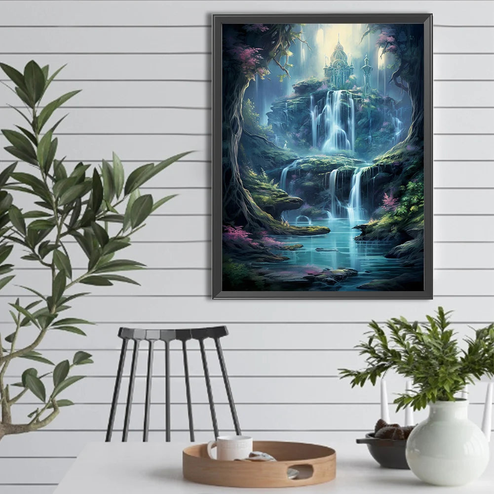 5D DIY Diamond Painting Kit - Stunning Waterfall Home Decor