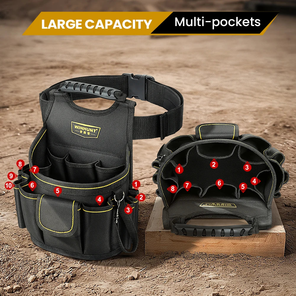 Professional Electrician Tool Pouch - Durable OXFORD Cloth Design