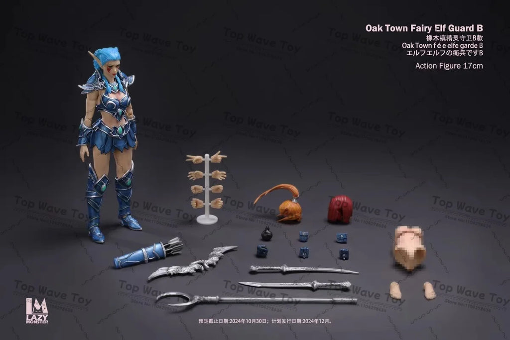 1/12 Scale Oak Town Fairy Elf Guard Action Figure - Adventure Doll