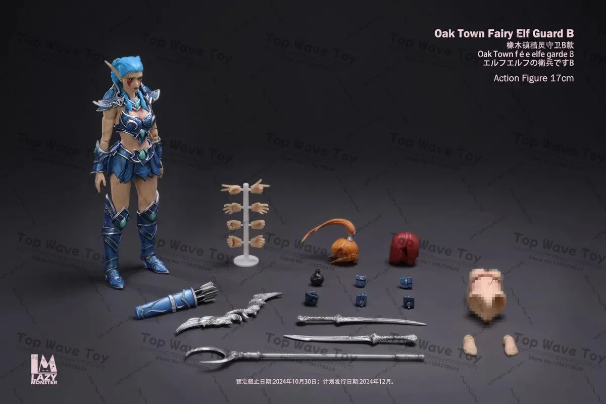1/12 Scale Elf Guard Collectible Figure - Fantasy Adventure