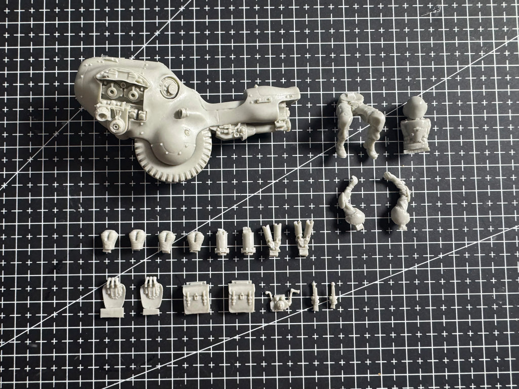 EVANOVM 1/35 Seg GK Resin Mecha Model Kit - Unpainted Sci-Fi Figure