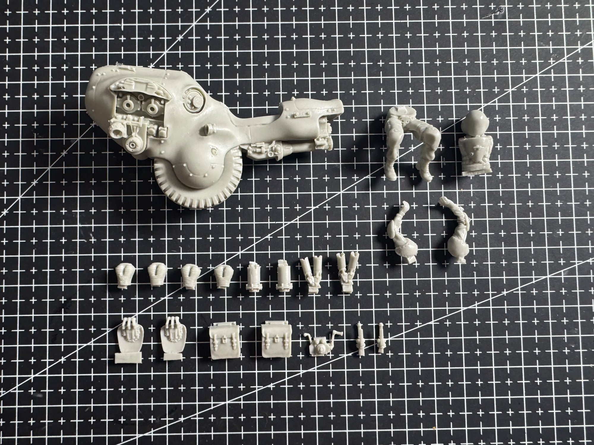 EVANOVM 1/35 Seg GK Resin Mecha Model Kit - Unpainted Sci-Fi Figure