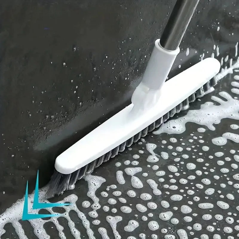 Effortless Floor Brush for Tile Corners & Crevices - No Dead Space