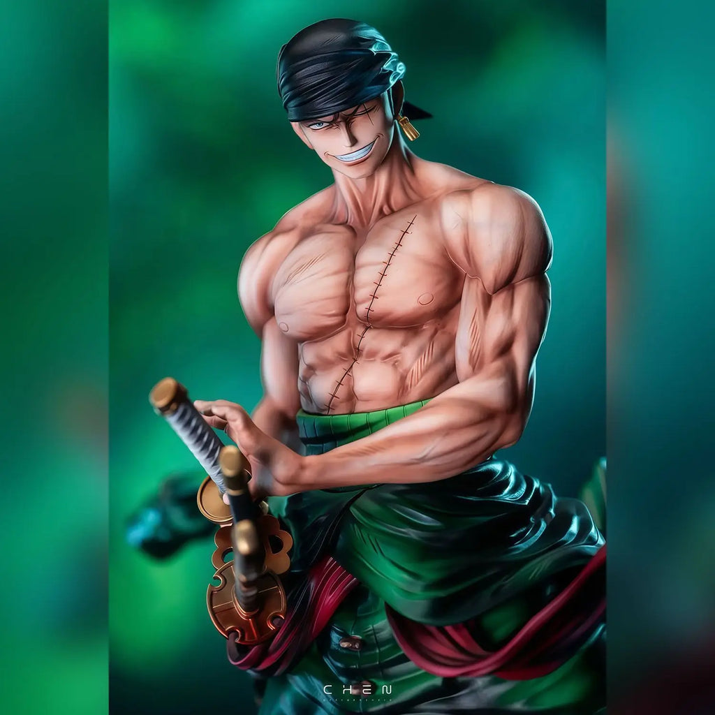 28cm Roronoa Zoro Anime Figure - Premium Desk Collectible