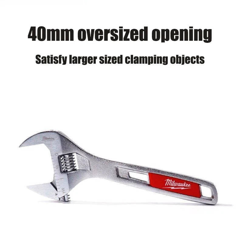 Milwaukee Adjustable Wrench - 6" to 15" | Durable & Ergonomic Design