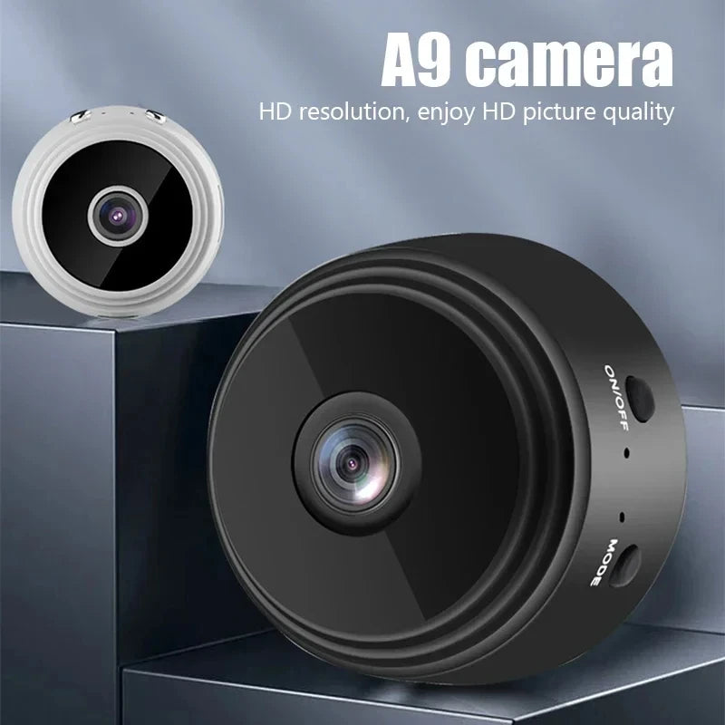 A9 WiFi Mini Security Camera for Smart Home Monitoring - HD Quality