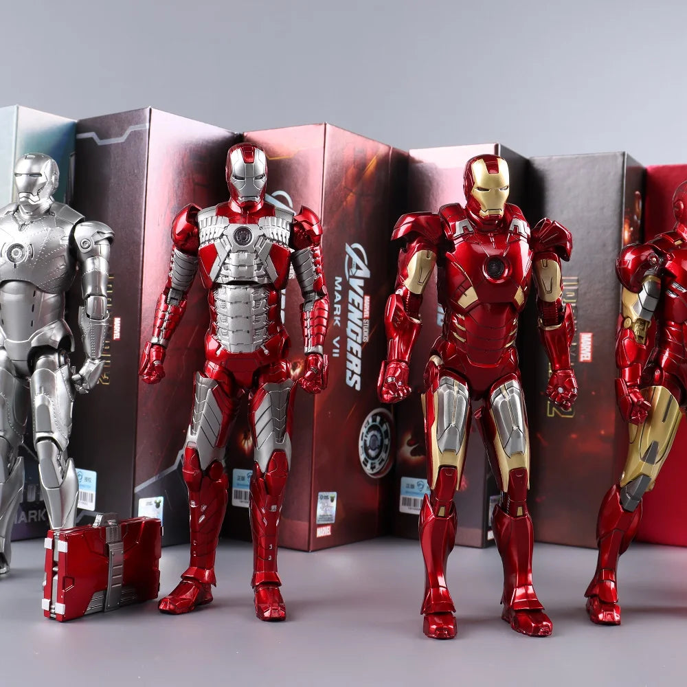 ZD Toys Iron Man Action Figures - 7" Fully Articulated Collectibles