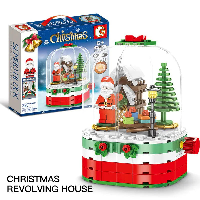 249 PCS Santa Claus Christmas Tree Building Blocks - Fun Holiday Gift