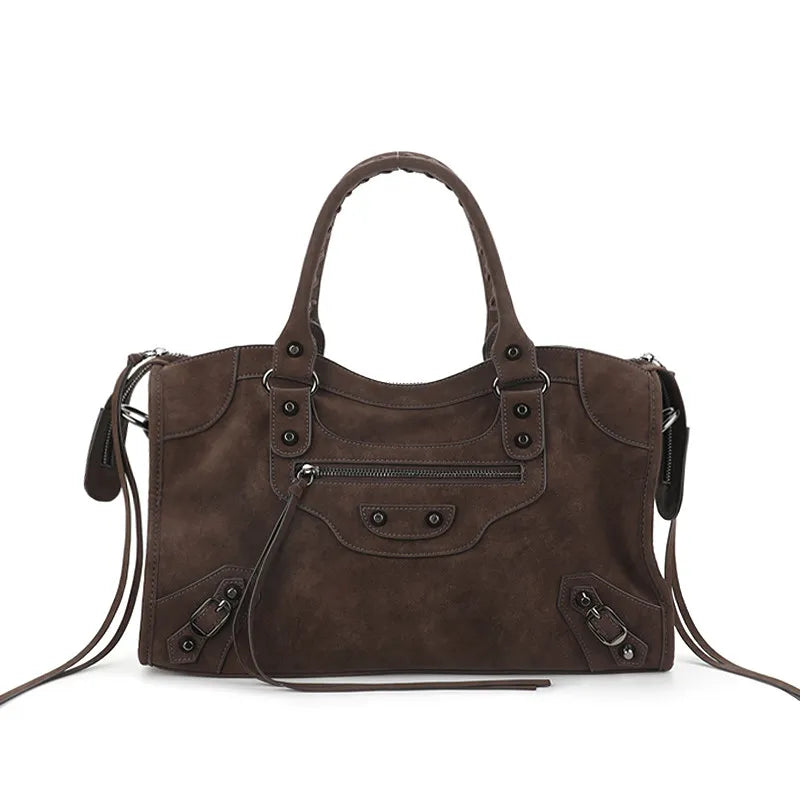 Y2K Vintage Motorcycle Bag - Stylish Crossbody with Adjustable Strap