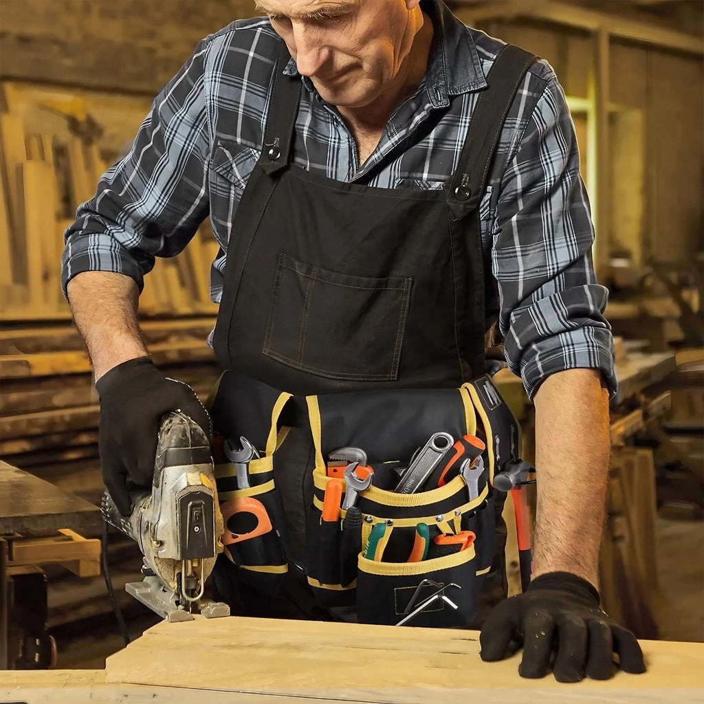 Craftsman Tool Belt with Magnetic Holder, 26 Pockets, Adjustable Fit