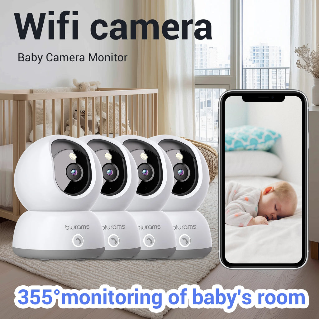 Blurams 2K Home Security Camera - 360° Pet Monitoring & Talk