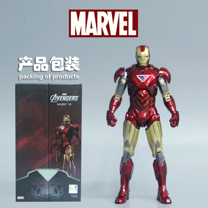 ZD Toys Iron Man Action Figures - 7" Fully Articulated Collectibles