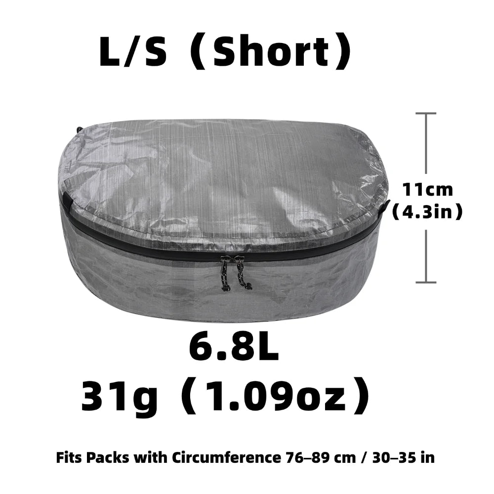 Ultralight Dyneema Packing Pods - Compact Storage for Backpacking