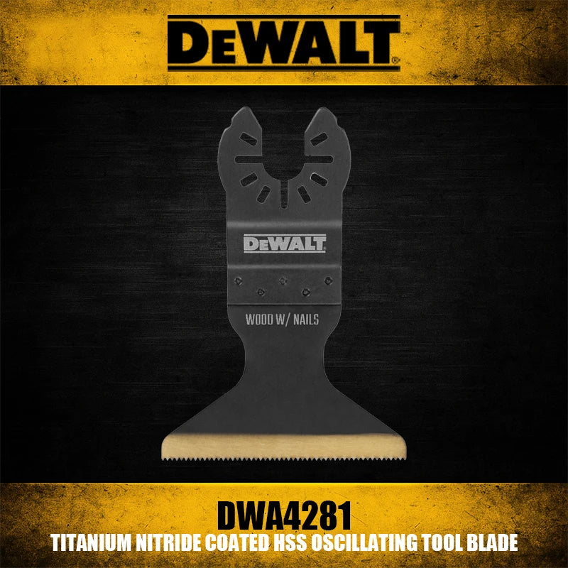 DEWALT Titanium Nitride Coated Oscillating Tool Blade for Precision Cuts