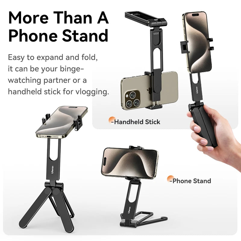 Ulanzi MA26 Foldable Mini Tripod for Phones - Vertical & Horizontal Shooting