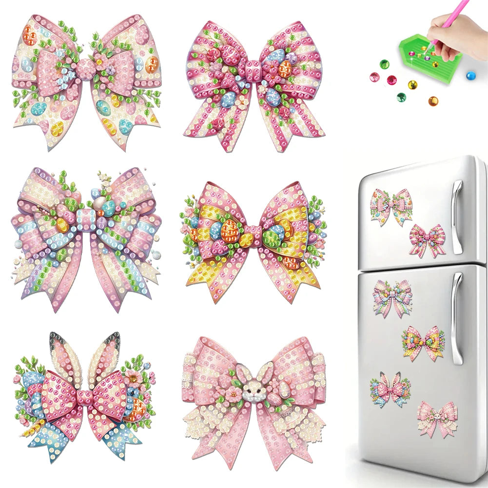 Easter DIY Diamond Painting Refrigerator Magnet Kit - Craft Set