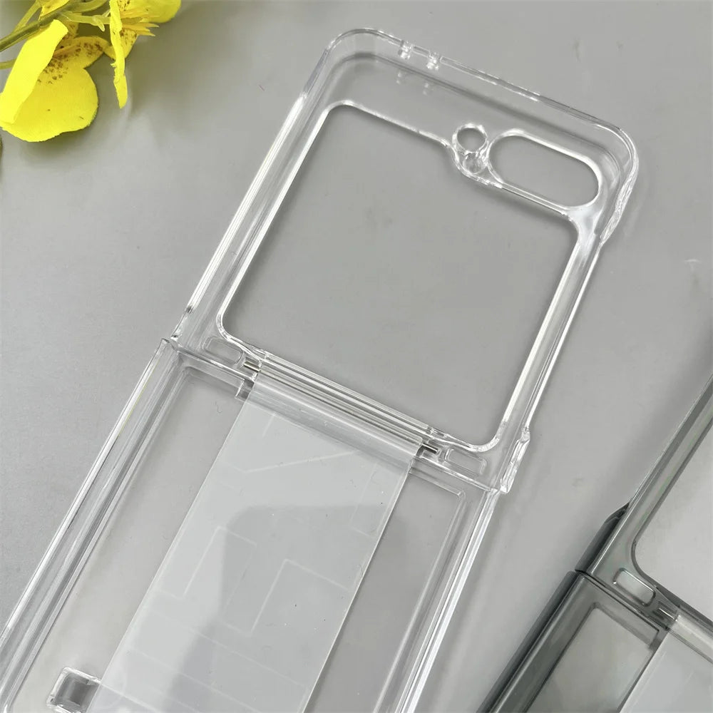 Luxury Shockproof Wrist Strap Case for Galaxy Z Flip 7/6/5