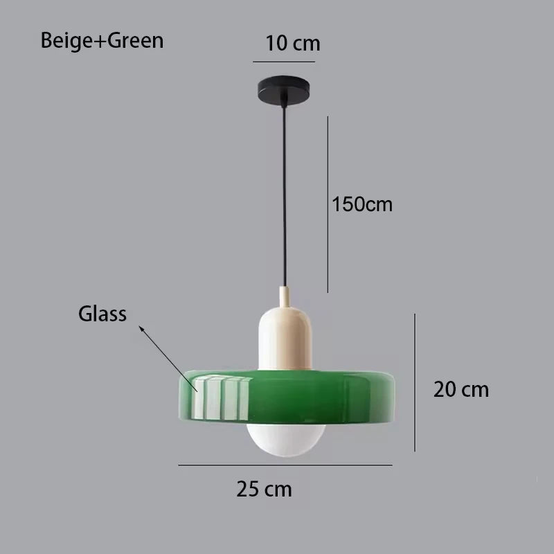 Stylish Modern Glass Pendant Light for Home & Dining Spaces