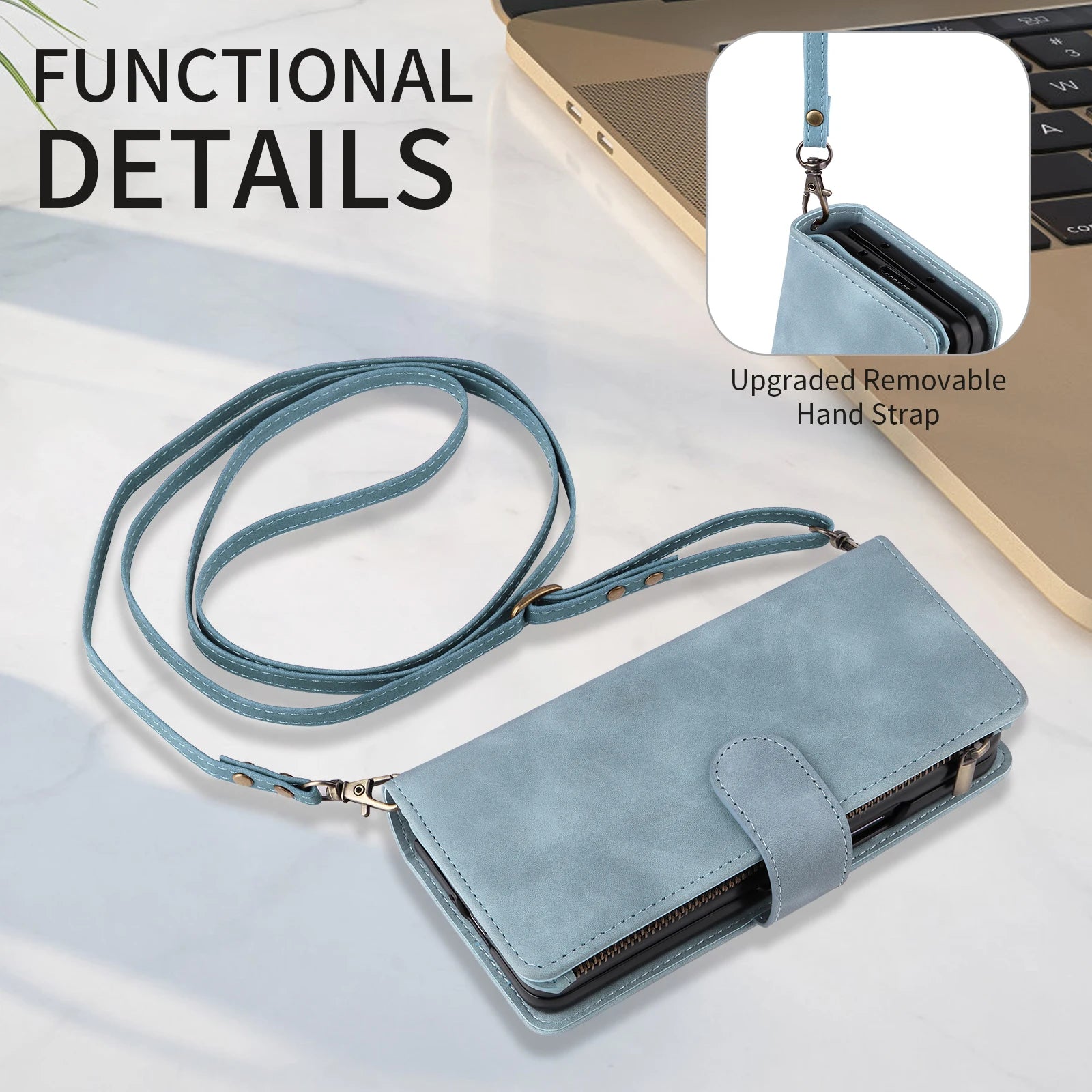Stylish Premium Leather Wallet Case for Samsung Galaxy Z Fold