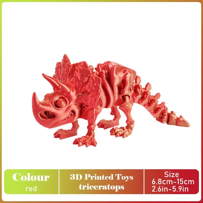 3D Printed Tyrannosaurus Rex Model | Movable Realistic Desktop Decoration