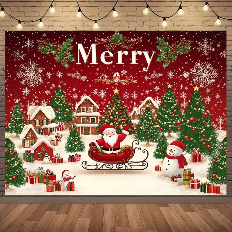 Christmas Wonderland Hanging Cloth - Festive Decor for Every Occasion
