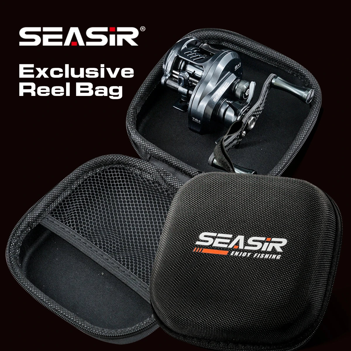 SEASIR DC Round Pro Digital Baitcasting Fishing Reel - Ultralight & Durable