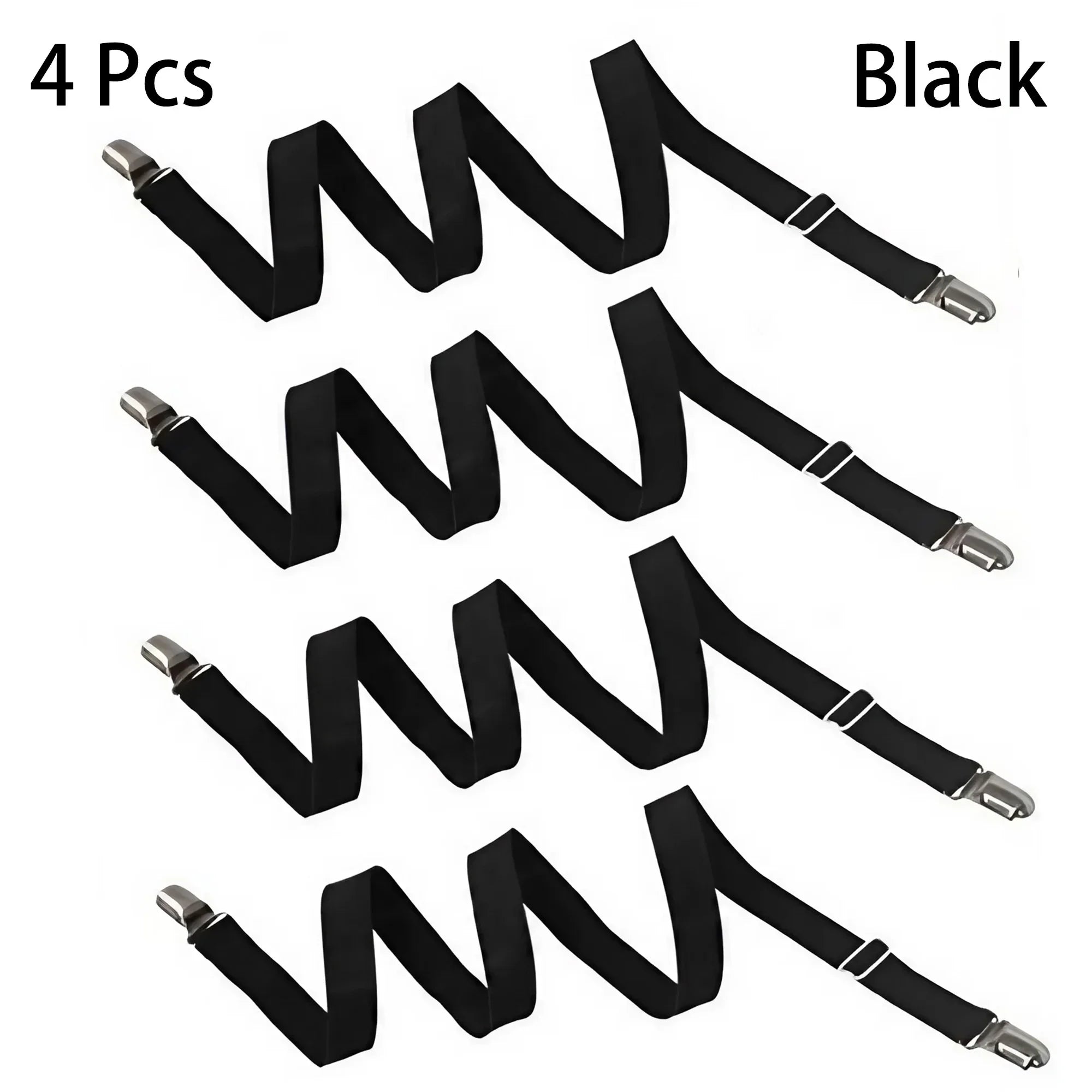 4PCS Adjustable Bed Sheet Fasteners - Secure Any Bedding Effortlessly