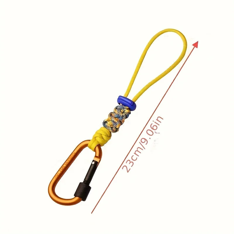 Hand Woven Paracord Water Bottle Holder for Outdoor Adventures