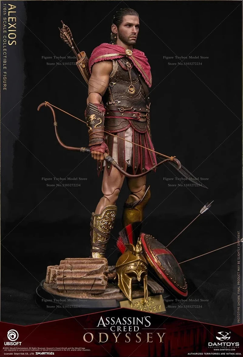 DAMTOYS DMS019 1/6 Scale Alexios Odyssey Action Figure with Shield