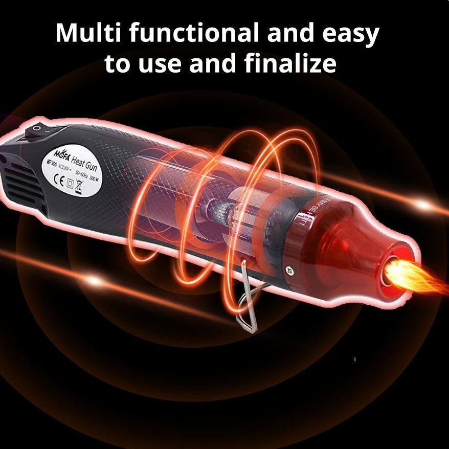 220V Hot Air Tool - Mini Heat Blower for DIY Crafting & Soldering