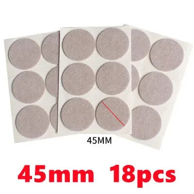 3mm Thick Felt Chair Leg Pads - Mute & Non-Slip Furniture Protectors
