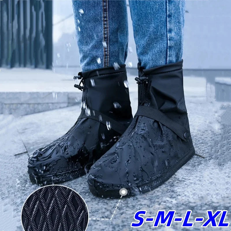 Waterproof Anti-Slip Reusable Boot Covers for Rain & Snow Protection