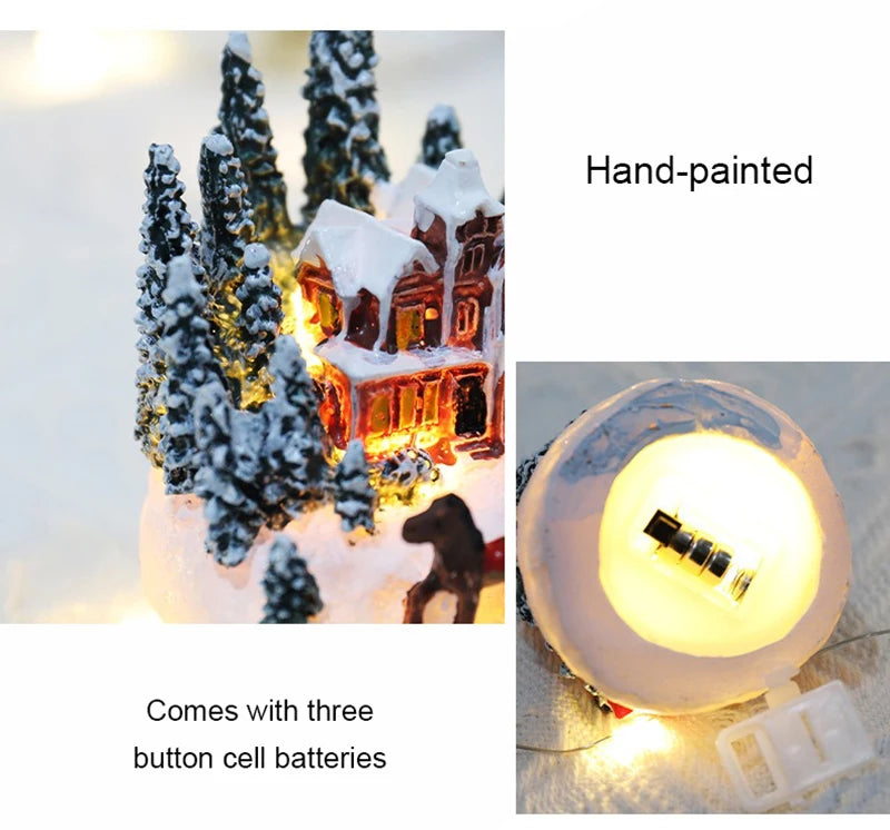 Enchanting Christmas House LED Night Light - Perfect Holiday Decor