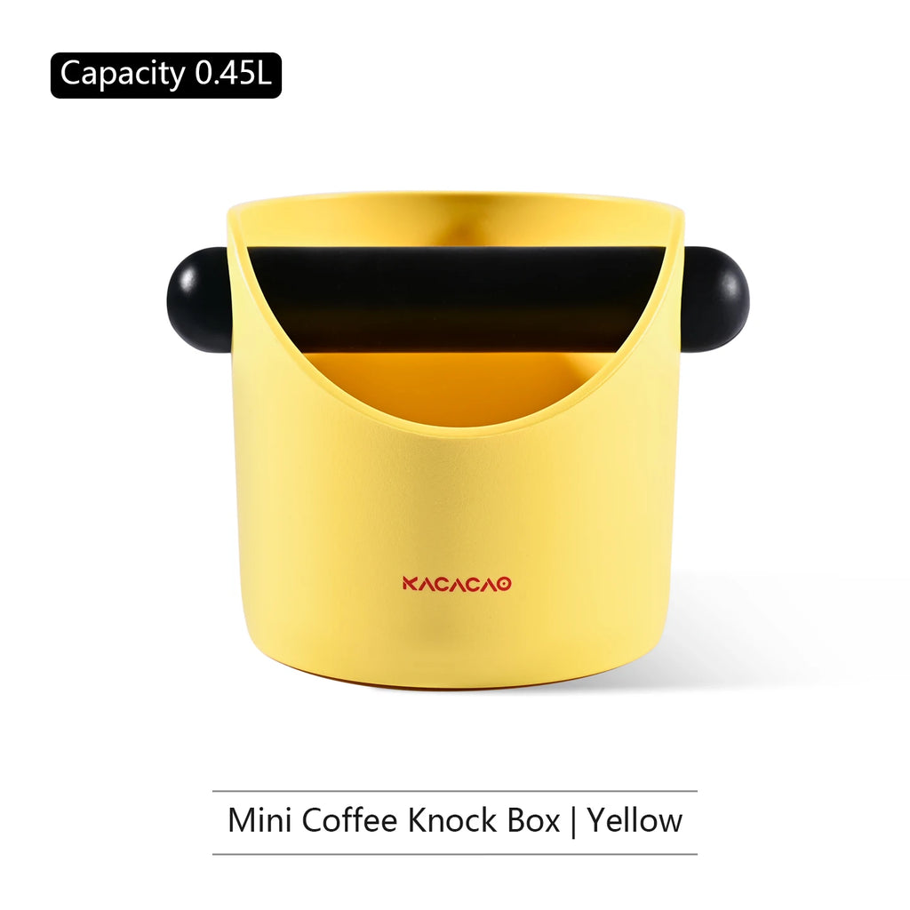 KACACAO Coffee Knock Box with Removable Waste Bin & Anti-Slip Pads