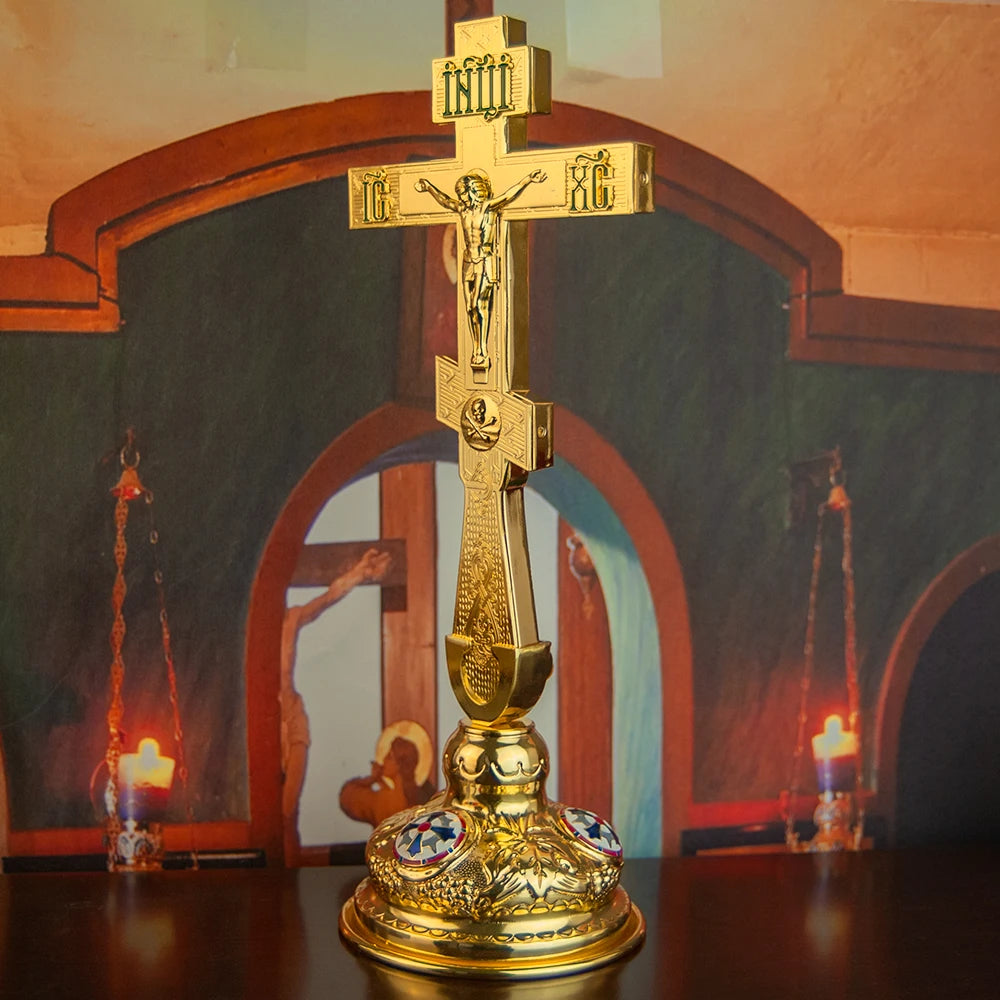 HTISOK Orthodox Cross - Stylish Spiritual Home Accent