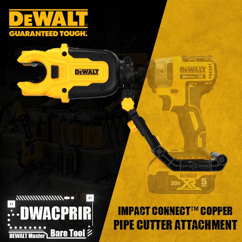 DEWALT IMPACT CONNECT™ Pipe Cutter Attachments for PVC & Copper