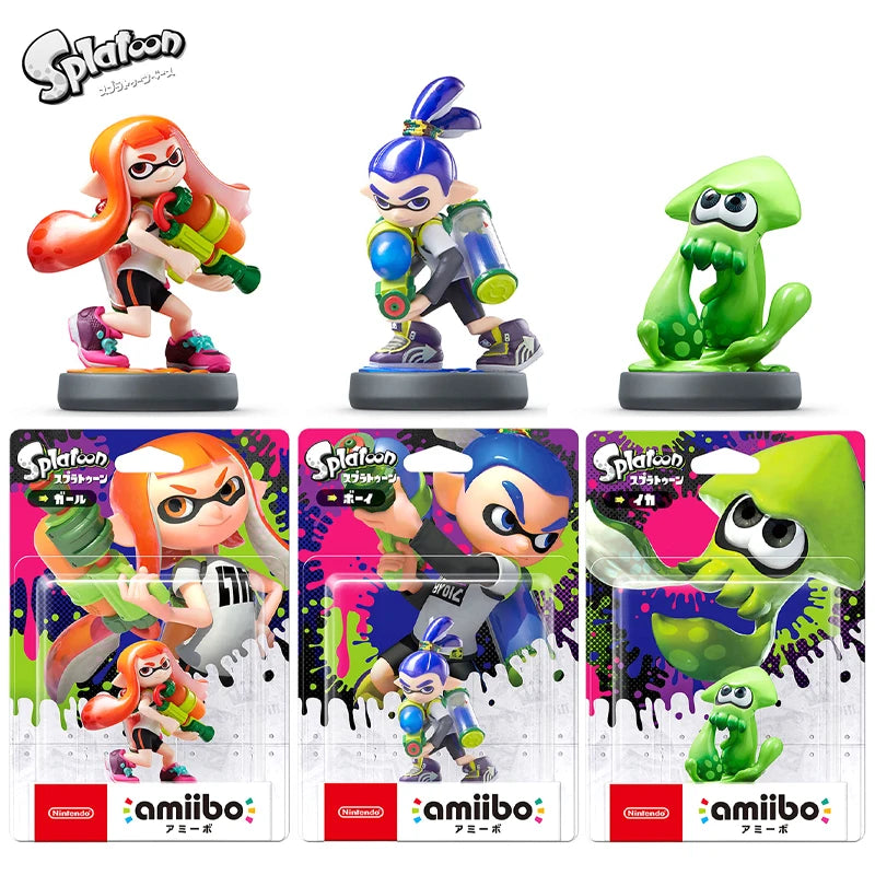 Nintendo Amiibo Figurine - Splatoon Series Inkling Girl & Squid