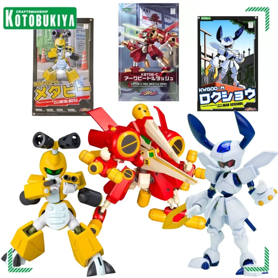 Kotobukiya Medarot KBT04-M Arc Beetle Model Kit - Build Your Own Action Figure