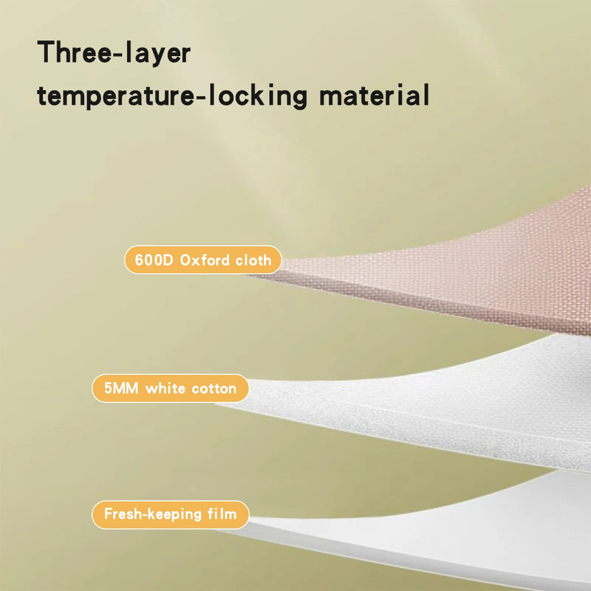 Insulated Lunch Bag - Large Capacity, Waterproof Bento Cooler with Strap