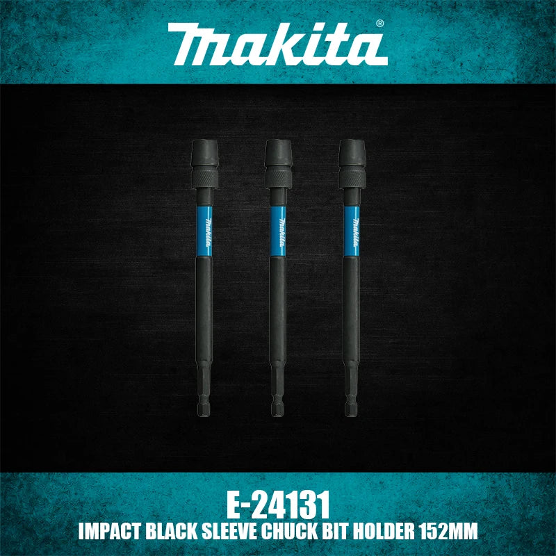 Makita Impact Black Sleeve Chuck Bit Holder - Versatile Tool Accessory